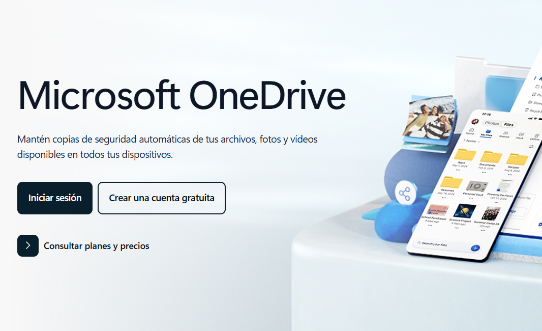 Iniciar sesión en OneDrive